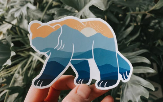 Mountain Bear Sticker