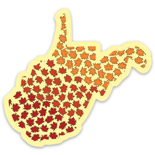 WV Fall Leaves Sticker